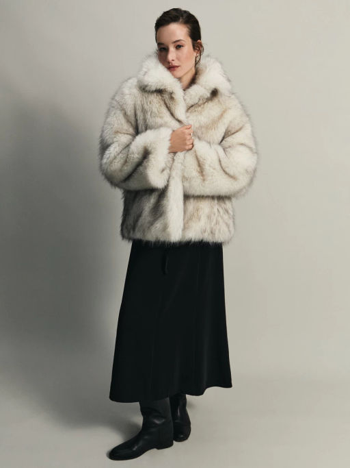 Шуба из искусственного меха / Zarina  фото 4
