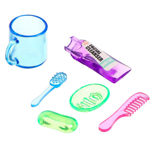 Набор мебели для кукол «Уборная», раковина, зеркало, аксессуары