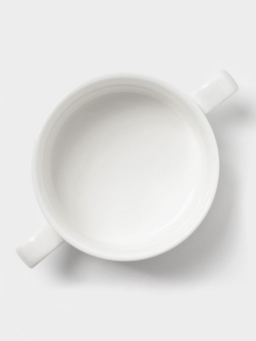 Бульонница Hanna Knövell, 300 мл, с ручками, фарфор, белая