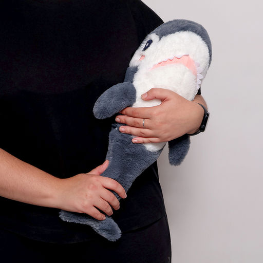 Мягкая игрушка «Акула», цвет тёмно-серый, 45 см