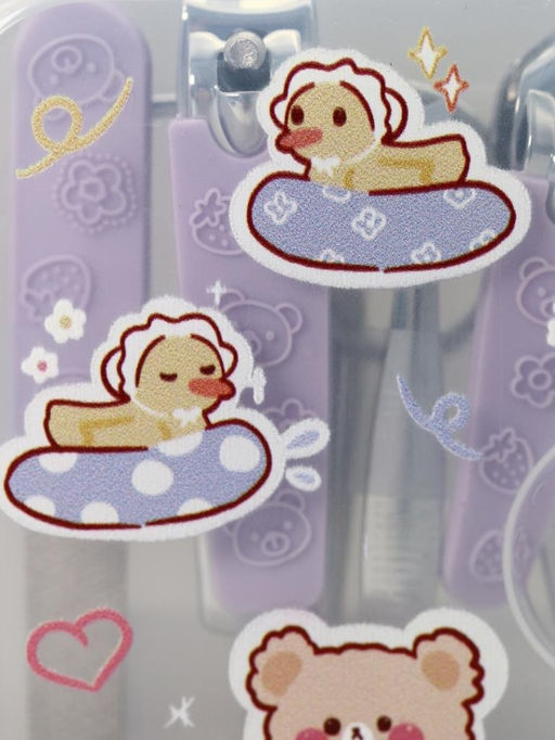 Маникюрный набор "Bear lifebuoy", purple