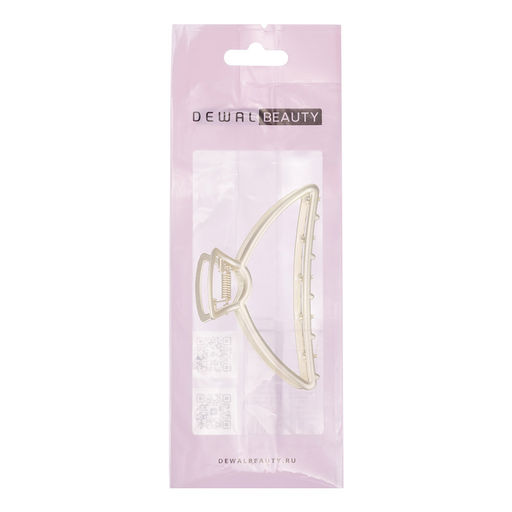 Заколка-краб, цвет золотой матовый DEWAL BEAUTY 3004BD