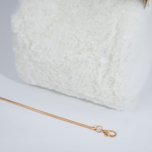 Сумка-багет на молнии, цвет белый - Simaland фото 5