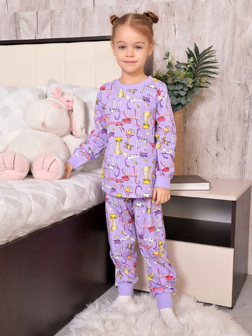 BK3010PJ.С1 Пижама для девочки - Almond фото 6