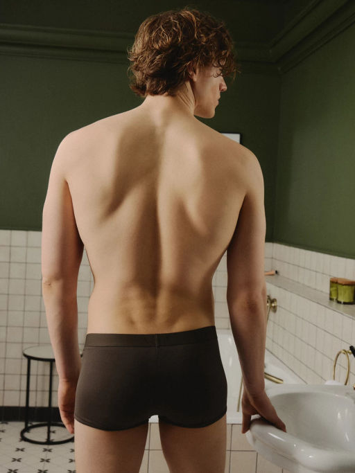 Трусы боксеры с контрастными швами / Zarina  фото 5