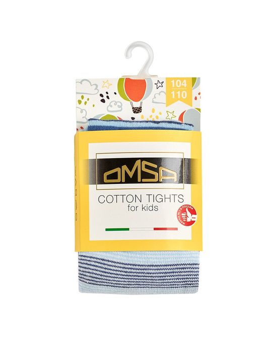 OMSA kids Collant 11P11-3 в полоску - Blu Сhiaro  фото 5