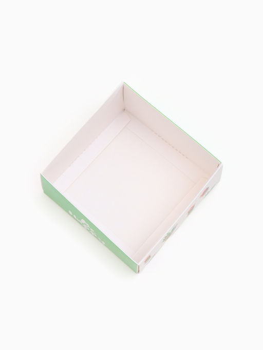 Цена за 3 шт. Коробка самосборная «Кактусы», размер 11×11×7 см, плотность 250 г/м²