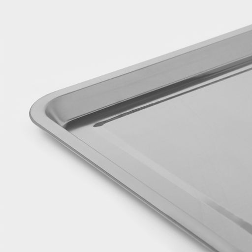 Поднос из нержавеющей стали, 40×30×2 см (± 1 см)