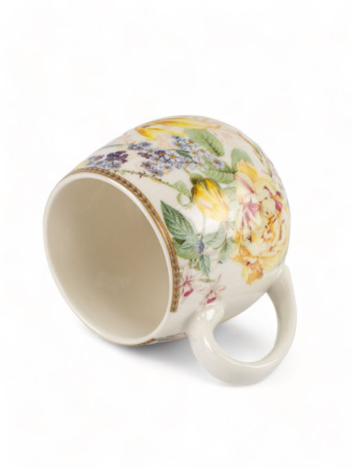 Кружка круглая ЖЕЛТЫЕ РОЗЫ 480мл - SIJ фото 3