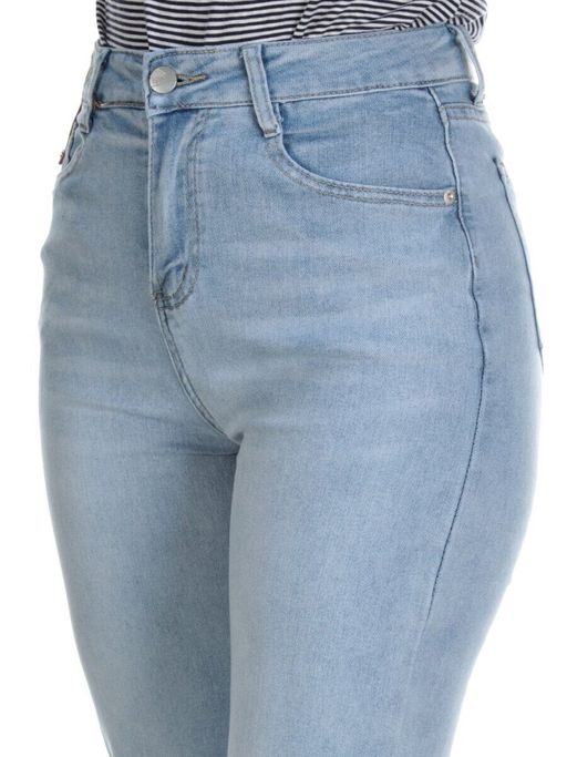 10106 BLUE Джинсы короткие женские AMG JEANS
