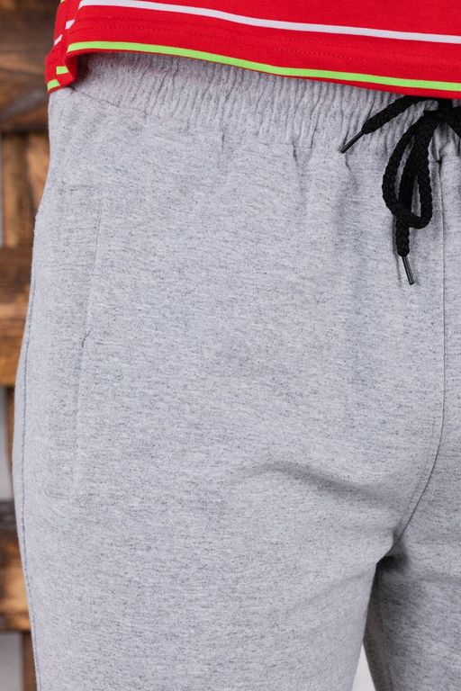 Брюки спортивные 
 3.MM114B-серый-светлый
