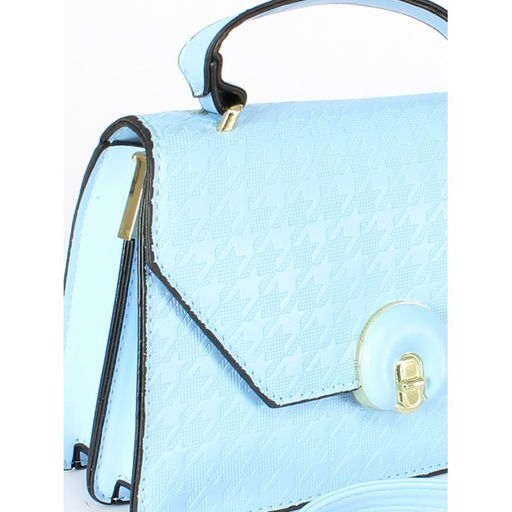 Сумка женская искусственная кожа Ch&K-1069, 1отд, плечевой ремень, голубой SALE 255052 - Adelia фото 4
