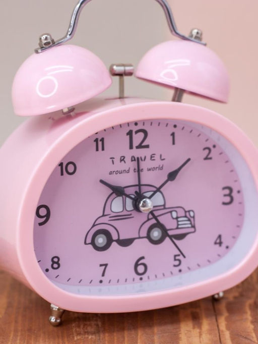 Часы-будильник "Transport", pink