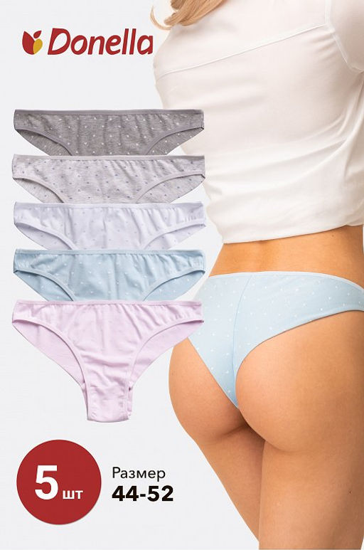 Женские трусы-бразилиана 5 шт. Donella  фото 7