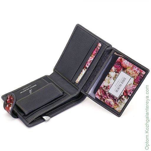 Маленький женский кожаный кошелек Sergio Valentini СВ 8138-014  фото 2