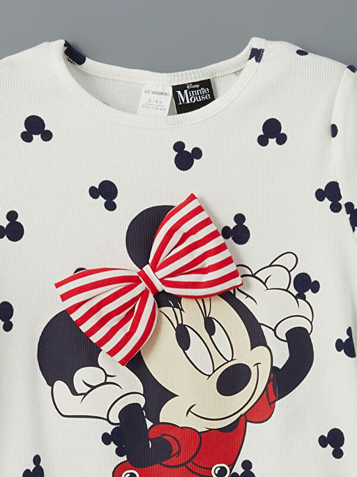 Minnie Mouse Bask?l? K?z ?ocuk Ti??rt