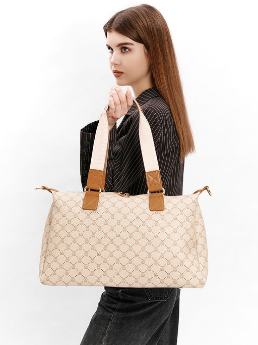 LACCOMA сумка AC89100-мишки бежевый эко кожа