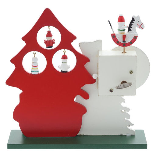 Изделие декоративное "Рождество"(муз), L20 W6 H20,5 см