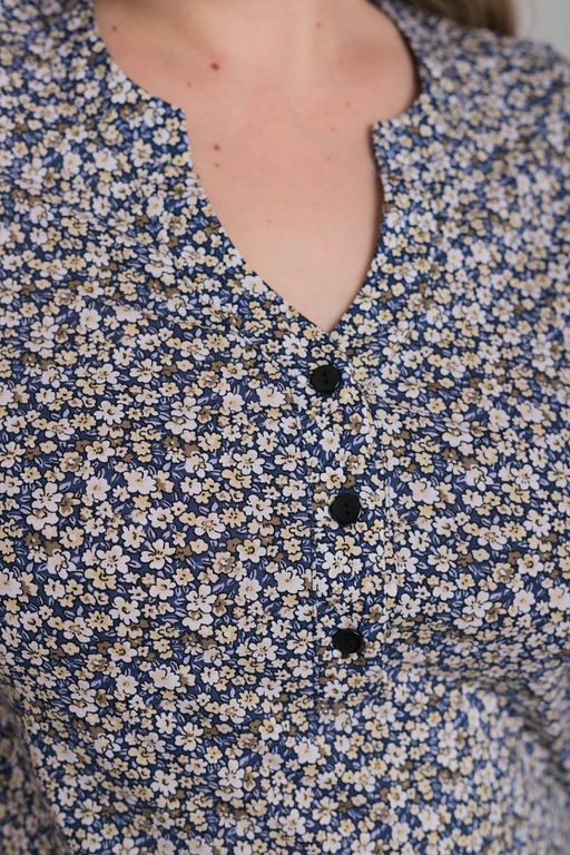 Футболка М324146сб синий/бежевый - Елена фото 6