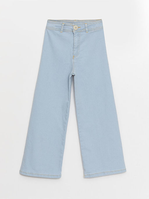 Wideleg K?z ?ocuk Jean Pantolon