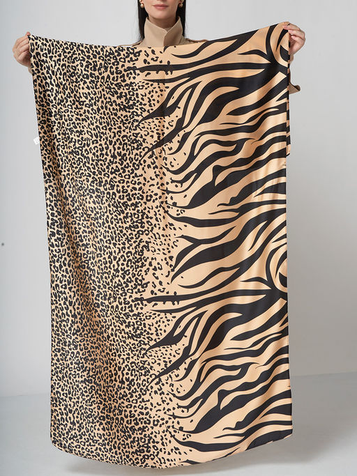 Большой, мягкий, тонкий и очень нежный двусторонний палантин с рисунком Tantino