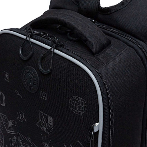 RAw-695-6 Рюкзак школьный с картхолдером на держателе - Grizzly фото 9