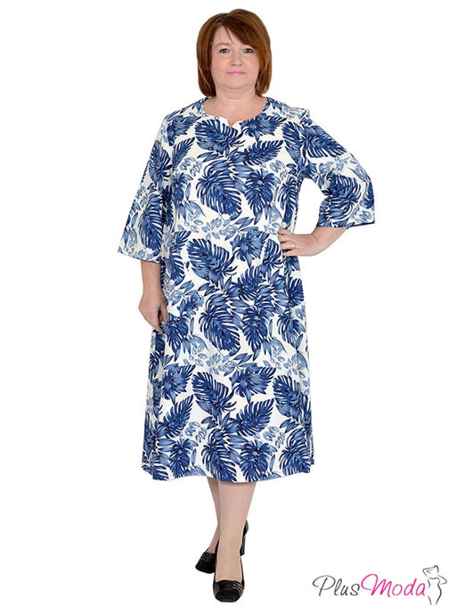 Платье Модель №598 размеры 44-82 - Plusmoda фото 4
