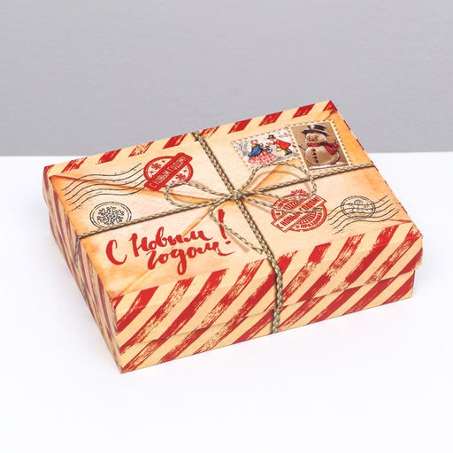 Подарочная коробка сборная Почта, 21 х 15 х 5,7 см - UPAK LAND фото 17