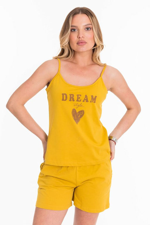 Пижама М325050Па горчичный - Елена фото 3