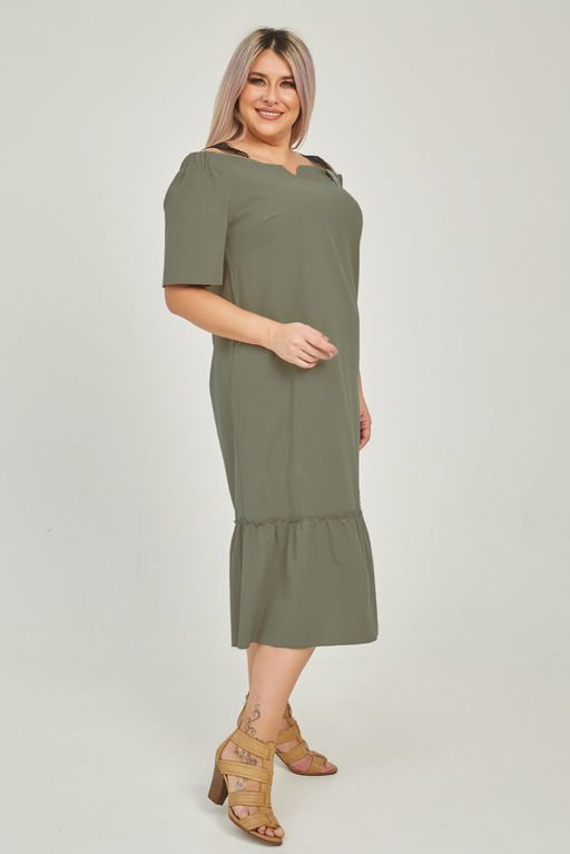 Платье Luxury Moda 1052 зеленый