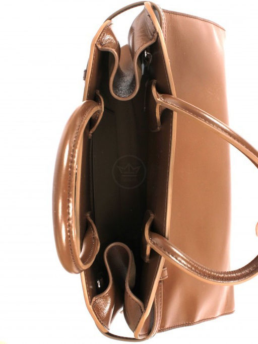 Сумка женская натуральная кожа GU 163-89-6862, 1отд, плечевой ремень, (УЦЕНКА/ДЕФЕКТ царапина на лиц.стороне) коричневый 265217 - Adelia фото 3