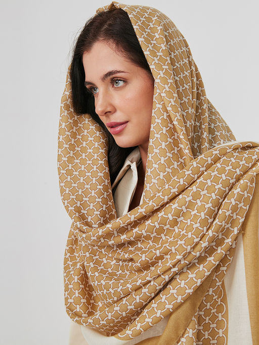 Большой, мягкий, тонкий и очень нежный двусторонний палантин - Tantino фото 11