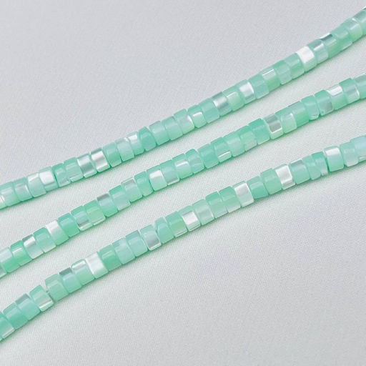 Бусины для украшений из Перламутра (155 бусин) 39 см