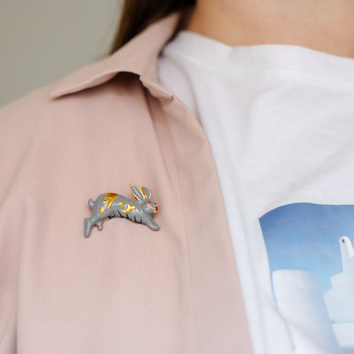 Брошь Арт. 3V-3416-Y - MyGemma фото 4