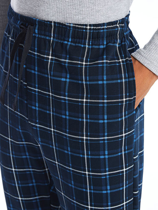 Standart Kal?p Ekose Erkek Pijama Alt