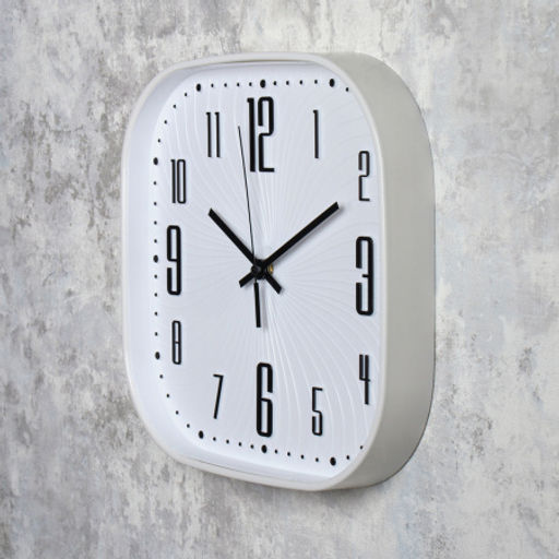Часы настенные 30 см белые / Y8030T19-3 /уп 20/ - Галеонтрейд фото 3