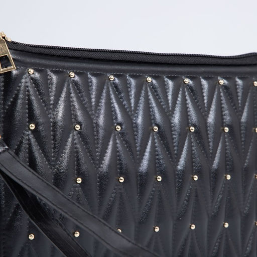 Сумка-клатч на молнии, цвет чёрный - Simaland фото 4