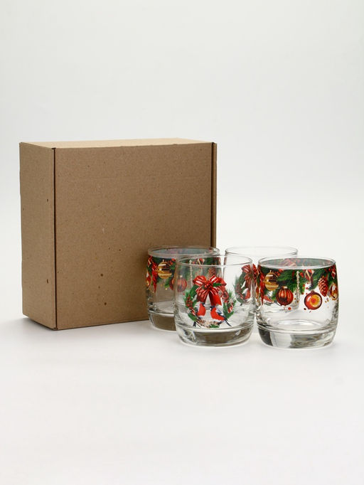 Стаканы Новогодний, 310 мл, подарочный набор 4 шт. - Дорого внимание фото 11