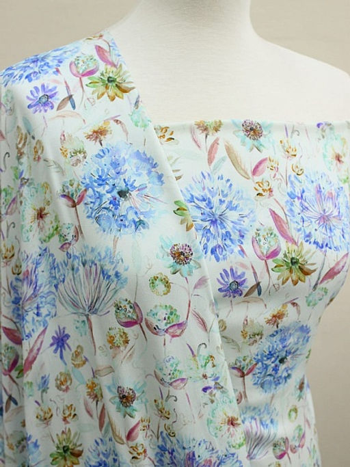 Плательная вискоза Digital Легкость пробуждения , ш.1.4м, вискоза-100%, 125гр/м.кв - Купава фото 2