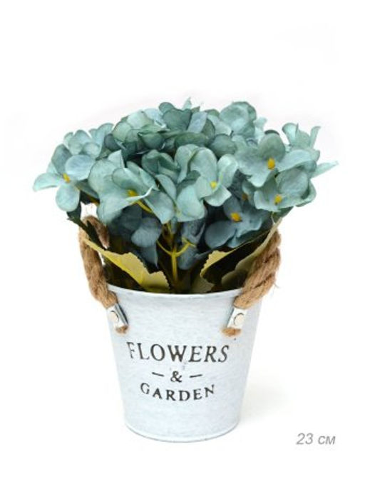 Цветочная композиция Гортензия 23 см / 0213-25 /уп 60/ - Галеонтрейд фото 3