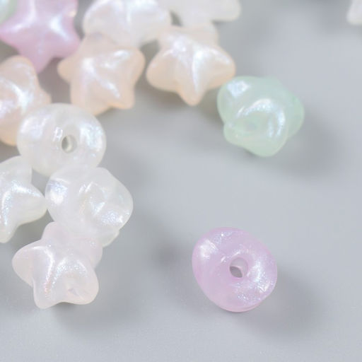 Цена за 2 шт. Набор бусин для рукоделия и плетения «Арт Узор. Звёзды. Блеск», 20 г 1×1.1×1.1 см