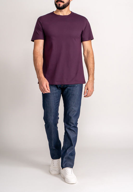 Футболка мужская короткий рукав GREG G145-RD-7020 (фиолет)  фото 3