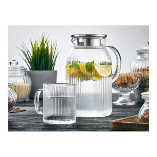 Кувшин для воды с фильтром Walmer Riverside, 1.4 л, цвет стальной  фото 4