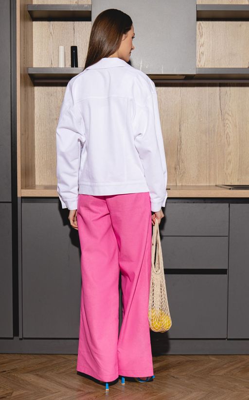 Костюм AURA 9141-176 белый + розовый  фото 5