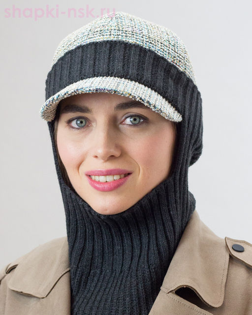 11-ШК-Д Комплект женский (бейсболка+снуд) (56-58)