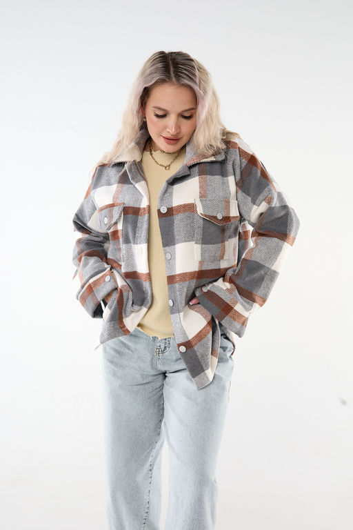 Рубашка женская в клетку РЖК-01