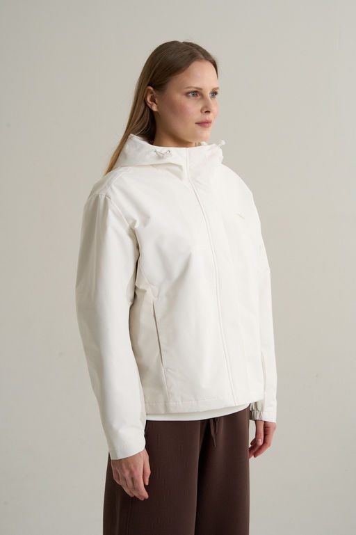 Куртка Белый/Серый TRN ESSENTIAL Mercerized Velvet Jacket - Anta фото 4