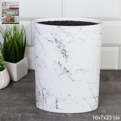 Подставка для ножей 22 см Овал / PPK85M /уп 12/матовая