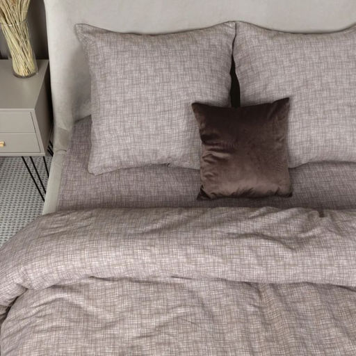 Наволочка 70*70 см, бязь Комфорт (Контур, бежевый) - Ивановотекстиль фото 4