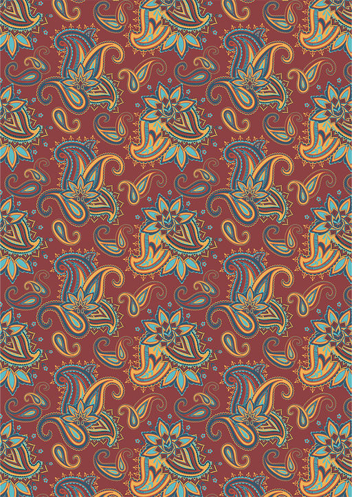 Ткань для пэчворка PEPPY СКАЗОЧНЫЙ ВОСТОК ФАСОВКА 50 x 55 см 146 г/кв.м 5 100% хлопок